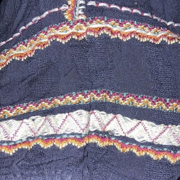 Free People Delilah Embroidered Wrap Dress Size small - Picture 8 of 10